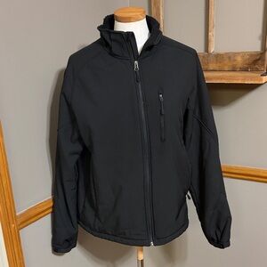 Kirkland Black Sherpa/fleece lined winter coat size large